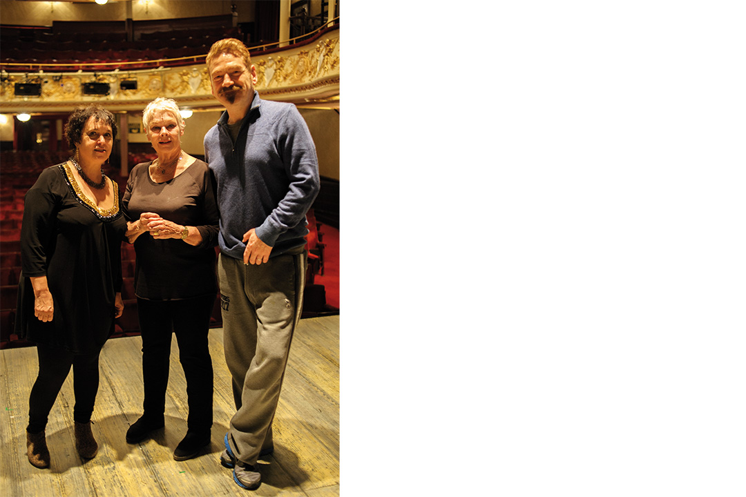 Nica Burns, Judi Dench and Kenneth Brannagh, Garrick Theatre, Westminster, London, UK